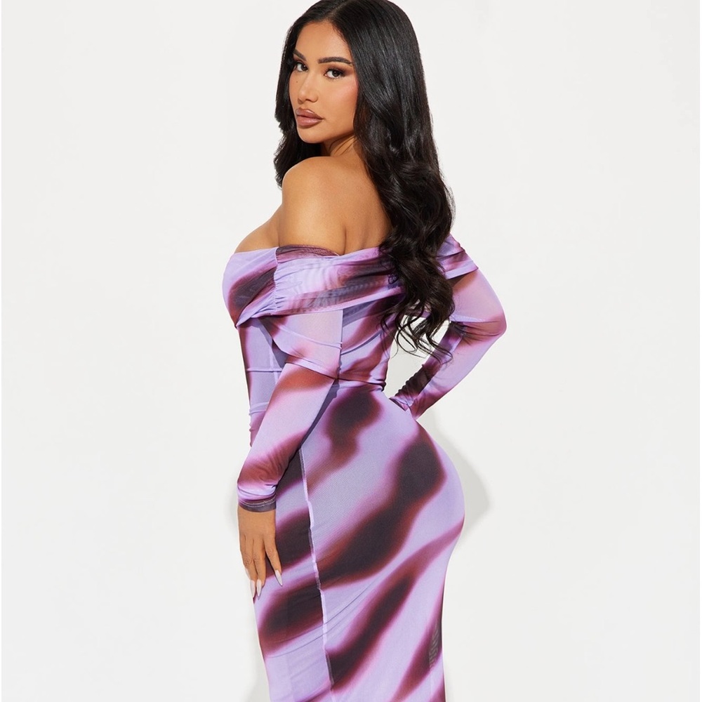 Violetta Mesh Midi Dress